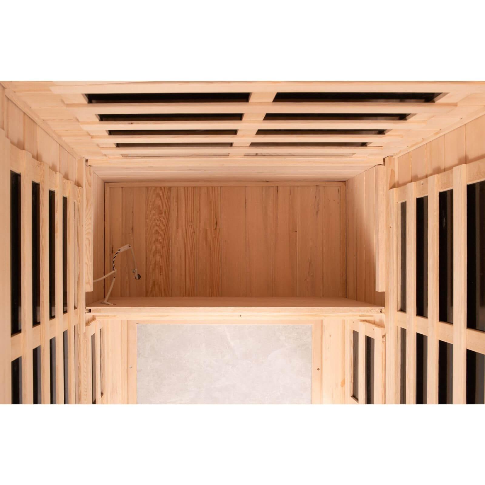 Maxwell-901BH 1 Person Ultra-Low EMF Far Infrared Sauna | Hemlock Model Hot Offer