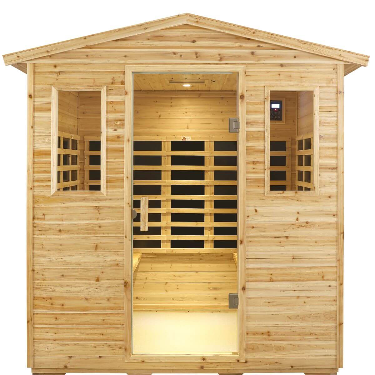 Versa-904VSP 4 Person Plus-size Outdoor Full Spectrum Infrared Sauna | Value Sale